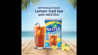 NESTEA ICED TEA LEMON  Refreshing amp Easy to Make [upl. by Seagrave]