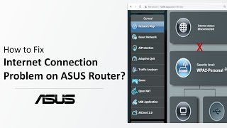 How to Fix Internet Connection Problem on ASUS Router  ASUS SUPPORT [upl. by Elah]