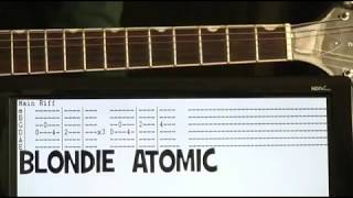 Blondie Atomic Guitar Chords Lesson amp Tab Tutorial [upl. by Cohbath915]