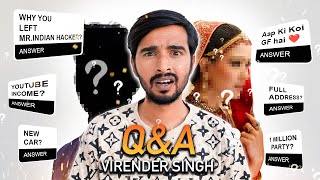 GETTING MARRIED QNA VIRENDER SINGH [upl. by Solenne]