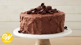 Easy Chocolate Cake Recipe for Beginners  Wilton [upl. by Richarda]