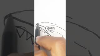 HOW TO DRAW SHARPEDO  POKEMON ART [upl. by Asillim]