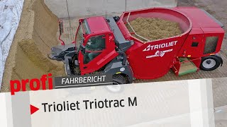 Selbstfahrender Futtermischwagen Triotrac M von Trioliet  profi Fahrbbericht [upl. by Labinnah]