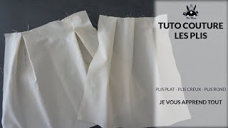 Tuto Couture  Les Plis [upl. by Nagem316]