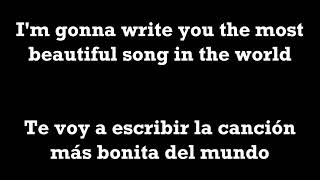 La Oreja de Van Gogh  La playa SpanishEnglish lyrics [upl. by Merfe]