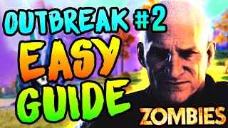 OUTBREAK EASTER EGG 2 EASY GUIDE COLD WAR ZOMBIES EASTER EGG TUTORIAL [upl. by Yancy]