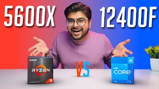 Ryzen 5600x VS Intel i5 12400f  Benchmarks  Techno KASH [upl. by Ardnikat]