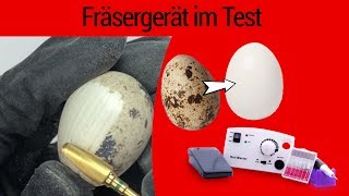 Fräser Gerät im TEST 🥚  trendnails [upl. by Rosmarin200]