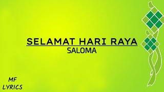 Saloma  Selamat Hari Raya Lirik [upl. by Tonya]