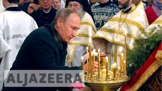 Russias Orthodox Christians enjoying revival under Putin [upl. by Suoiradal]