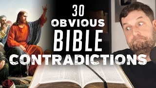 30 Obvious Bible Contradictions [upl. by Majka]