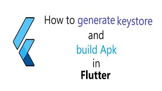 How to generate keystorekey and build Apk in Flutter  build release Apk [upl. by Elleiand]