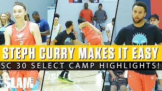 7 Chet Holmgren HIT STEPHEN CURRY WITH HIS OWN MOVE SC30 Select Camp Day 1 Highlights [upl. by Adore881]