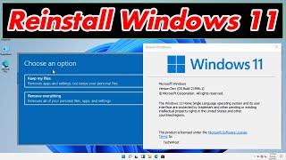 GUIDE How to Reinstall Windows 11 Very Easily amp Quickly Download [upl. by Aimek]