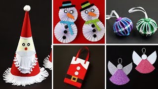 5 Easy Christmas Crafts Ideas For Christmas Decorations  DIY Christmas Decor [upl. by Elocaj617]