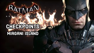 Batman Arkham Knight  Miagani Island Checkpoint Locations Own the Roads [upl. by Tootsie]