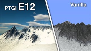 SEUS PTGI E12 vs Vanilla Minecraft 4K60FPS [upl. by Loos]