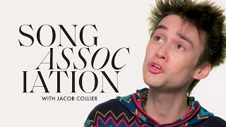 Jacob Collier Sings quotMoon Riverquot Daniel Caesar amp The Beatles in a Game of Song Association  ELLE [upl. by Nereen]