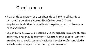 Conclusiones del informe [upl. by Brandyn]