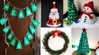 5 Easy Christmas Home Decoration IdeasChristmas Crafts Christmas Decoration Ideas [upl. by Eelannej]