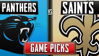 Panthers vs Saints  Game Picks 2024 [upl. by Atelahs392]