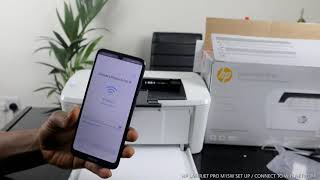HP Laserjet Set Up  Connect to A WIFI Network [upl. by Eselrahc]