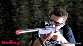 Spring ZM51 Bolt Action Sniper Rifle  Video Airsoft Review [upl. by Zebaj]