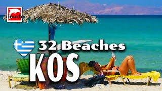 32 Best Beaches of KOS Greece ► Top Places amp Secret Beaches in Europe touchgreece [upl. by Ahsinyd663]