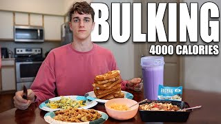 4000 Calorie Full Day of Eating  BULKING Meal Prep [upl. by Nyral]