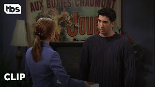 Friends Rachel Returns Ross Belongings Season 3 Clip  TBS [upl. by Nirtak447]