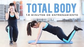 TOTAL BODY TONIFICA TU CUERPO  Ideal para principiantes 14 minutos [upl. by Niwdla159]