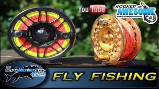 Fly fishing for beginners  Attaching fly line to reel  TAFishing Show [upl. by Christophe187]