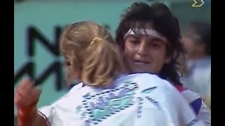 Arantxa SanchezVicario vs Steffi Graf 1989 RG Final Highlights [upl. by Leon]