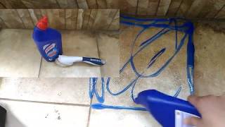 How to Clean Bathroom Tiles Easily  Bathroom Tiles cleaning tips  Cleaning tips for bathroom [upl. by Sinaj]