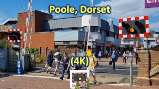 Poole High Street Level Crossing Dorset [upl. by Kimmy]