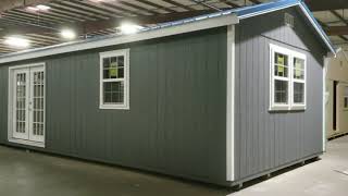 14x40 Cabin Shed  Deluxe Aframe style [upl. by Ennail915]