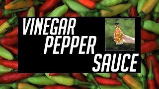 VINEGAR PEPPER SAUCE  Simple Recipe [upl. by Elcin]