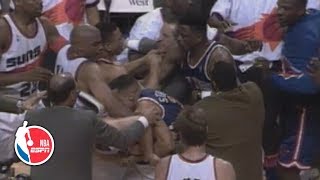 Knicks vs Suns ‘93 brawl leads to six ejections NBA rules overhaul  ESPN Archives [upl. by Gifferd]