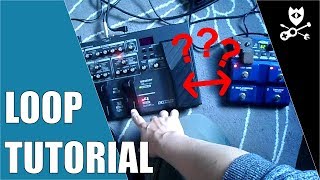 Combine 2 Loop Pedals Tutorial [upl. by Punke]