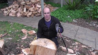 Axe vs Block Splitter Chop Wood like a Pro [upl. by Klapp397]