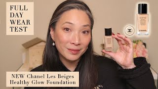 CHANEL  NEW Les Beiges Healthy Glow Foundation  Full Day Wear Test [upl. by Surbeck271]