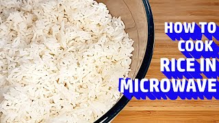 How To Cook Perfect Rice in Microwave [upl. by Nirrok]