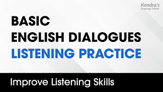 Basic English Dialogues Listening Practice [upl. by Emerald]