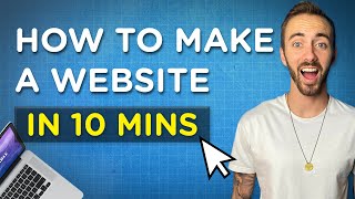 How to Make a Website in 10 Minutes  StepbyStep Tutorial 2021 [upl. by Nyleahcim]