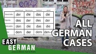 All German Cases  Super Easy German 55 [upl. by Orsola]