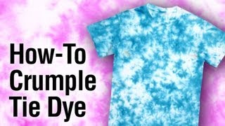 Tulip TieDye Crumple Technique How To [upl. by Nallac769]