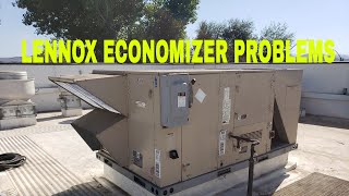 Lennox Package unit economizer [upl. by Adnaerb]