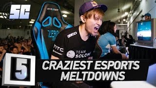 5 Craziest Meltdowns in eSports History  LoL eSports [upl. by Monson480]