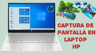 como hacer capturas de pantalla en laptop HP [upl. by Retsbew]