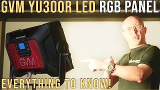 GVM YU300R LED RGB Panel chapter Indexted Everything You Want To Know [upl. by Ahsinar51]